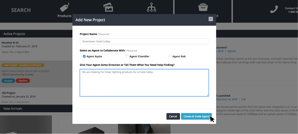 Starting a New Project | LEX Knowledge Base - Specifier